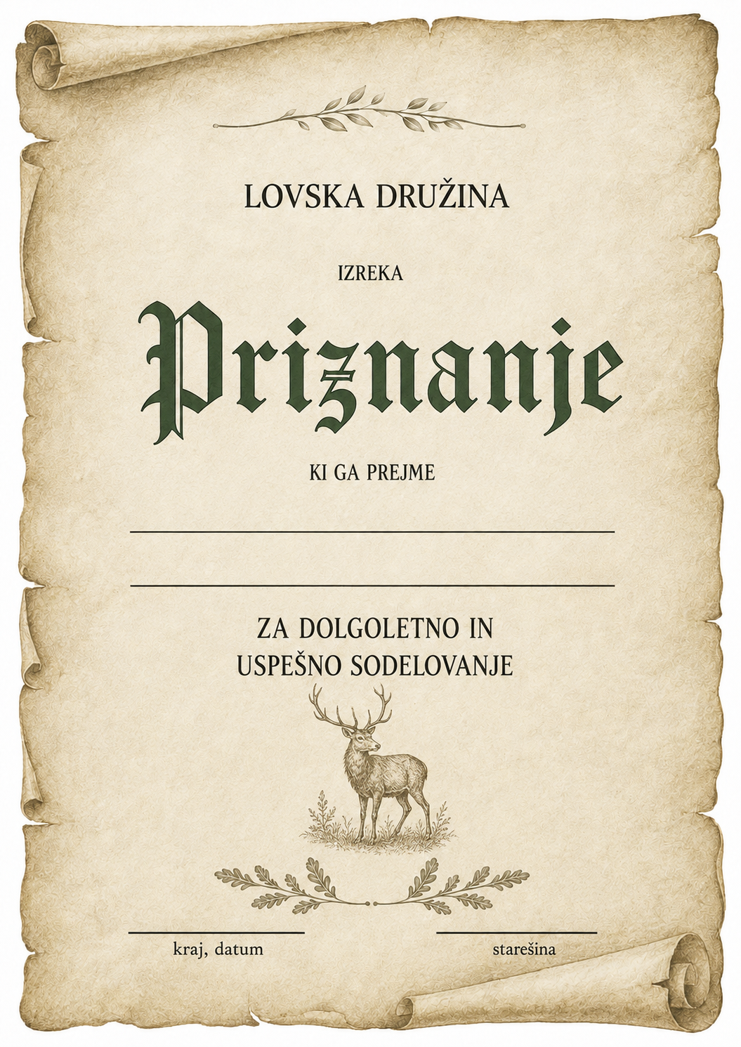 Priznanje z logom LD