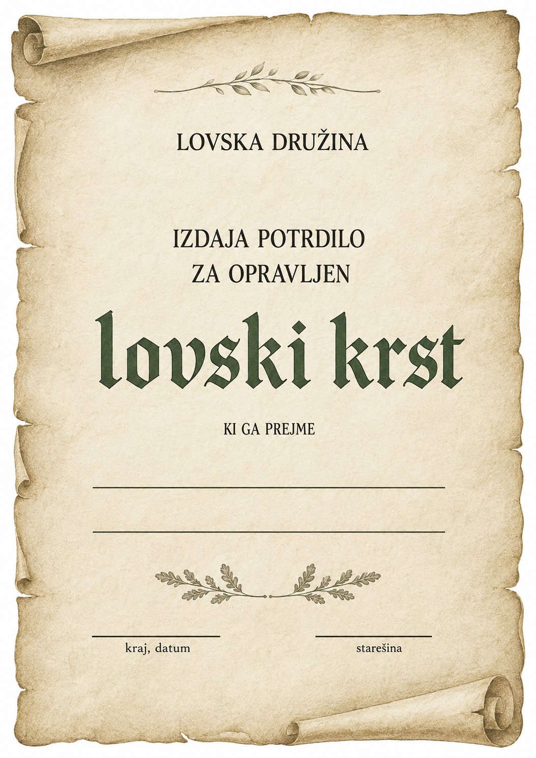Lovski krst
